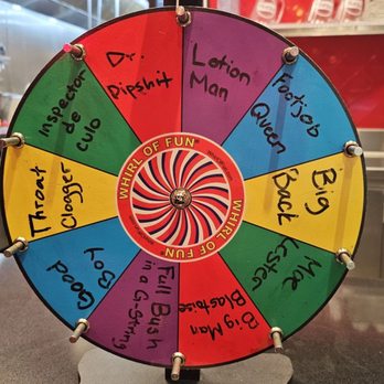 Fukuburger Buffalo - Spin for your name - Burgers Near Me - Las Vegas, Nevada
