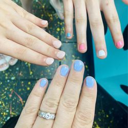 CoCo Nail Lounge - We were all happy with how our nails turned out :)