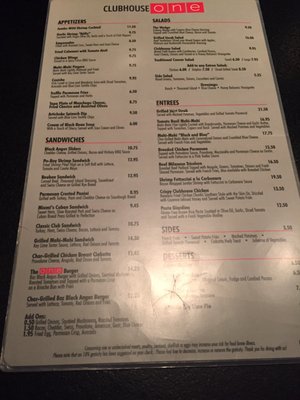 Menu photo 6 Club House One Miami, FL Menu photo 6 Club House One Miami, FL