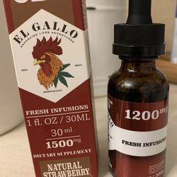Cloud 9 E-Cig Store - CBD oil Paid for 1500 mg. Opened box and inside was 1200 mg. Big difference in price.