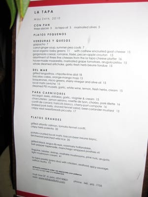 Menu photo 8 La Tapa Plage Saint John, VI Menu photo 8 La Tapa Plage Saint John, VI