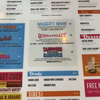 Curry Up Now - Menu - Indian Near Me - Alpharetta, Georgia