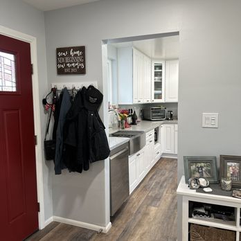 One Stop Shop - Entry way and kitchen - Cabinetry Near Me - Azusa, California One Stop Shop - Entry way and kitchen - Cabinetry Near Me - Azusa, California
