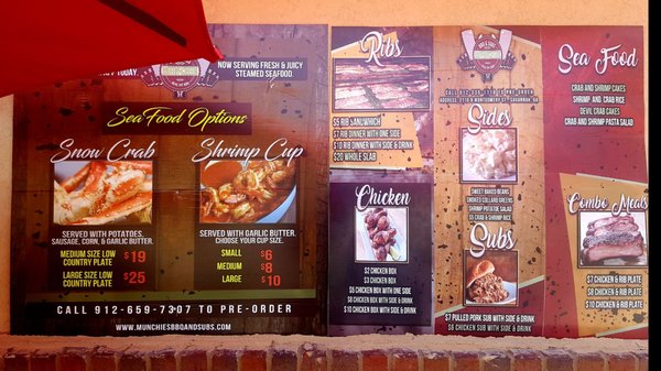 Menu photo 3 Munchie's BBQ & Subs Savannah, GA Menu photo 3 Munchie's BBQ & Subs Savannah, GA