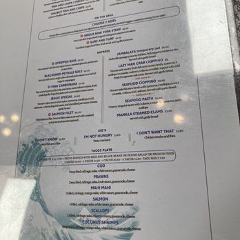 Flying Fish & Grill - Menu - Seafood Near Me - Half Moon Bay, California Flying Fish & Grill - Menu - Seafood Near Me - Half Moon Bay, California
