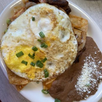 Loaded Cafe - Long Beach - Carne Asada Chilaquiles Plate - American Near Me - Long Beach, California Loaded Cafe - Long Beach - Carne Asada Chilaquiles Plate - American Near Me - Long Beach, California