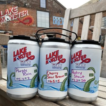 Lake Monster Brewing Company - The 3 beers we had tonight. Excellent enough to get some growlers to-go! - Breweries Near Me - Saint Paul, Minnesota