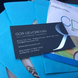 Gor's business card
