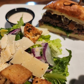 kitchen747 - 1/2 Seasonal Peach Burger and Ceasar - Pizza Near Me - Roseville, California kitchen747 - 1/2 Seasonal Peach Burger and Ceasar - Pizza Near Me - Roseville, California