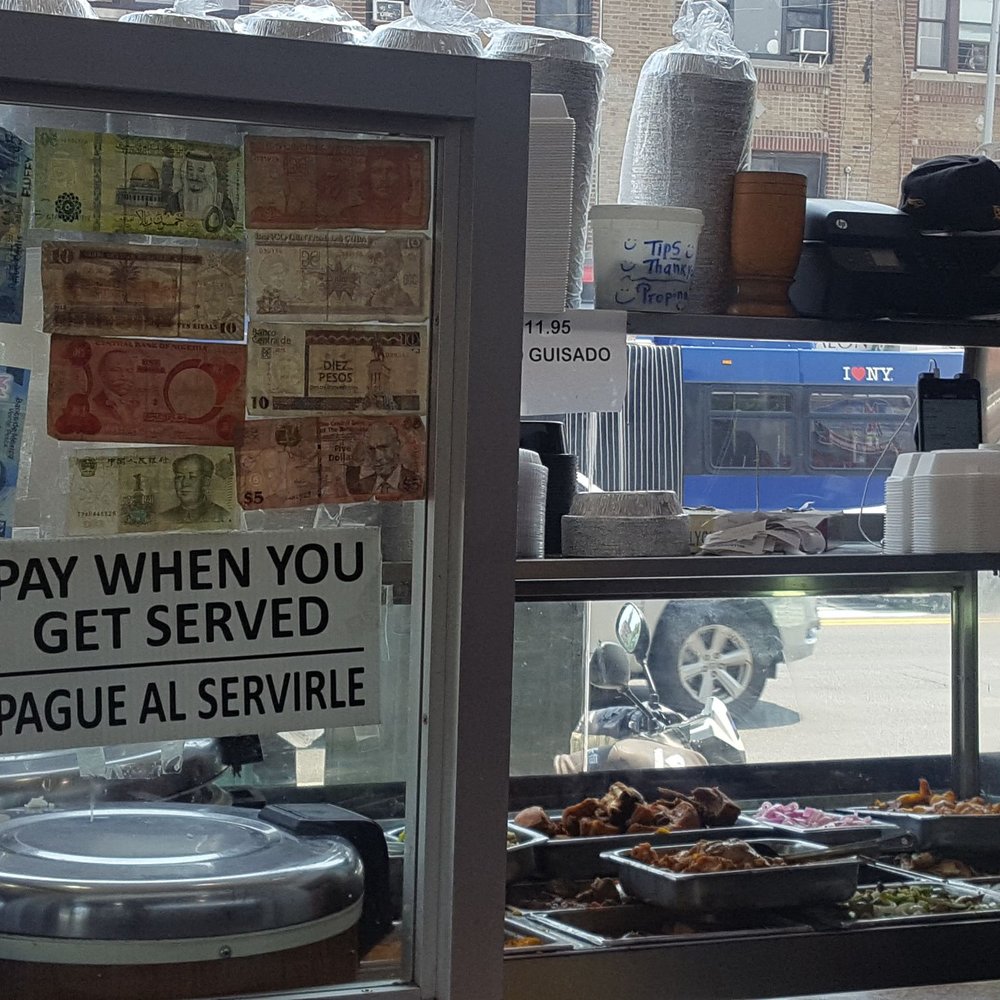 Jennifer's Restaurant - Counter where tou place orders - Dominican Near Me - Jamaica, New York