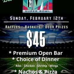 Durbins of Evergreen Park - - Premium Open Bar
- Ribs
- Chicken
- Wings
- Shrimp
- Pizza
- Nachos
- Free Raffles
- Giveaways
- Baskets