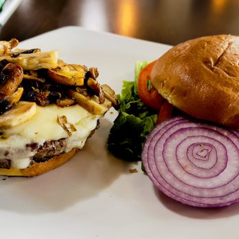 Farmer Franks - Swiss Mushroom Cheeseburger, cooked to perfection. - Breakfast & Brunch Near Me - Detroit, Michigan Farmer Franks - Swiss Mushroom Cheeseburger, cooked to perfection. - Breakfast & Brunch Near Me - Detroit, Michigan