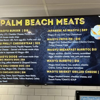 Palm Beach Meats - Lunch menu (until 3pm!) - Cheese Shops Near Me - West Palm Beach, Florida Palm Beach Meats - Lunch menu (until 3pm!) - Cheese Shops Near Me - West Palm Beach, Florida