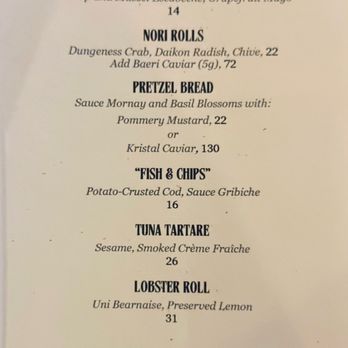 Bar Crenn - Bites and Dessert Menu - Wine Bars Near Me - San Francisco, California Bar Crenn - Bites and Dessert Menu - Wine Bars Near Me - San Francisco, California