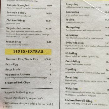 Tselogs - Menu - Filipino Near Me - Daly City, California Tselogs - Menu - Filipino Near Me - Daly City, California