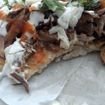 Los Chilaquiles - Hurache with pork carnitas - Mexican Near Me - Seguin, Texas Los Chilaquiles - Hurache with pork carnitas - Mexican Near Me - Seguin, Texas
