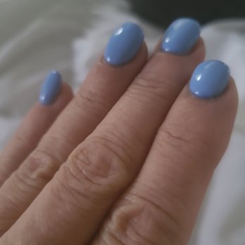 Lavish Nails & Spa - There is a blue ring around cuticle where sns didn't match and covered with polish - Nail Salons Near Me - Kennesaw, Georgia Lavish Nails & Spa - There is a blue ring around cuticle where sns didn't match and covered with polish - Nail Salons Near Me - Kennesaw, Georgia