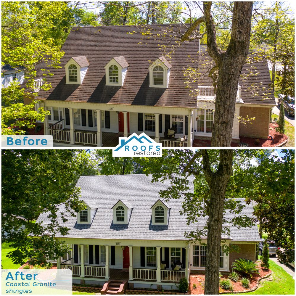 Slide of Roofs Restored