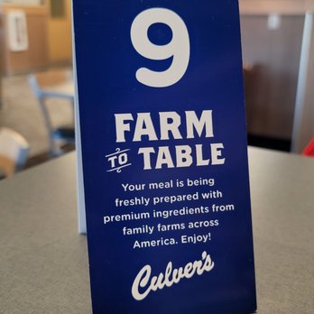 Culver's - Our number today - Burgers Near Me - Apex, North Carolina