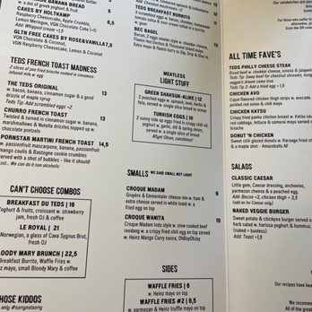 Teds Oud-West - Breakfast & Brunch Near Me - Amsterdam, New Hampshire