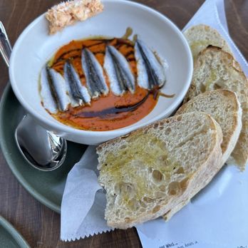 Vulcania - Anchovies toast appetizer - Italian Near Me - Mammoth Lakes, California