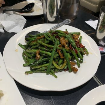 Din Ding Dumpling House - Dry-fried string bean with pork were the - Dim Sum Near Me - Fremont, California