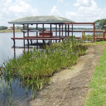 Lakefront Designs - a gazebo on the edge of a lake - Landscaping Near Me - Orlando, Florida Lakefront Designs - a gazebo on the edge of a lake - Landscaping Near Me - Orlando, Florida