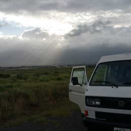 A classic Westy in action