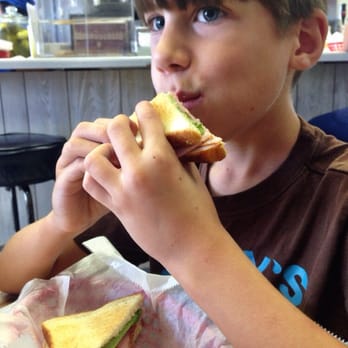 The Doghouse - Connor loved his special Connor's Sandwich. - Hot Dogs Near Me - Portsmouth, Virginia The Doghouse - Connor loved his special Connor's Sandwich. - Hot Dogs Near Me - Portsmouth, Virginia