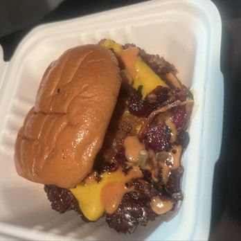 Smash Akhs - The Bacon Akh - Double Patty - Food Trucks Near Me - Glenn Dale, Maryland