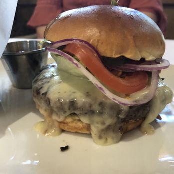 Brio Italian Grille - One burger item on the menu lolbBurger Americano Lunch - Italian Near Me - Gilbert, Arizona