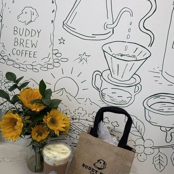 Buddy Brew Coffee - Iced banana split latte - Coffee & Tea Near Me - Tampa, Florida