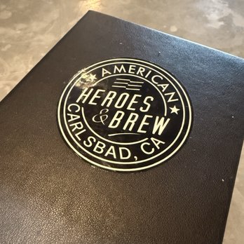 American Heroes & Brew - Menu. - Sandwiches Near Me - Carlsbad, California