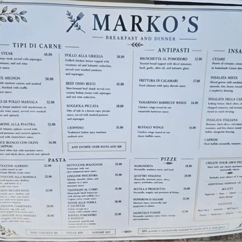 Marko’s Breakfast & Dinner - Italian Near Me - Monrovia, California Marko’s Breakfast & Dinner - Italian Near Me - Monrovia, California