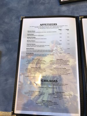 Menu photo 5 Fiesta Jalisco Port Angeles, WA