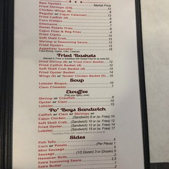 Lee's Seafood Boil - Menu - Seafood Near Me - Columbus, Ohio
