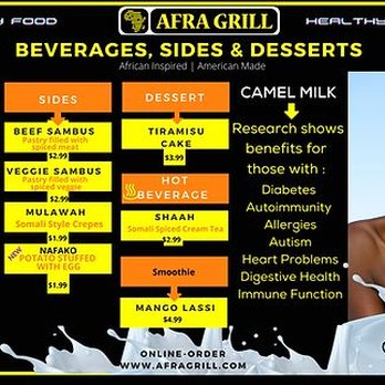 AFRA GRILL EXPRESS @ Easton | AFRICAN & SOMALI CUISINE - African Near Me - Columbus, Ohio