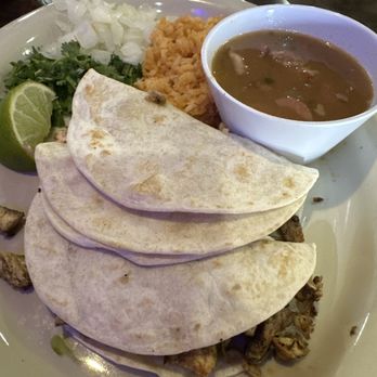 Monterrey Mexican Restaurant - Chicken taco plate - Mexican Near Me - Dallas, Texas