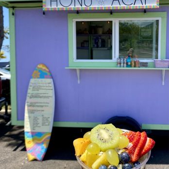 Honu Acai - Large Açaí Bowl (I ordered the HONU Bowl) - Food Trucks Near Me - Kapolei, Hawaii Honu Acai - Large Açaí Bowl (I ordered the HONU Bowl) - Food Trucks Near Me - Kapolei, Hawaii