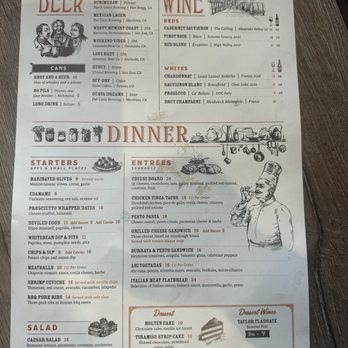 The Vesper - Menu - Cocktail Bars Near Me - Campbell, California