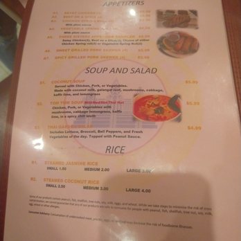 Three Sisters Park - Menu - Thai Near Me - Ephrata, Pennsylvania