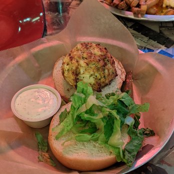 Buddy Lou's Eats Drinks & Antiques - crabcake sandwich - New American Near Me - Hancock, Maryland