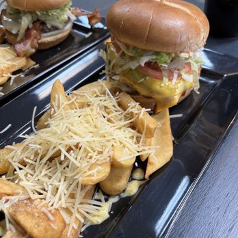 Wild Chicken Grill - two sliders with cheese and lettuce - Bars Near Me - Bellevue, Nebraska