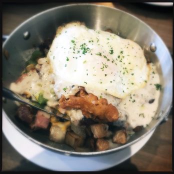 Buttermilk - Chicken fried chicken skillet - my fave at the Geneva location is just as amazing in Naperville! - Coffee & Tea Near Me - Naperville, Illinois Buttermilk - Chicken fried chicken skillet - my fave at the Geneva location is just as amazing in Naperville! - Coffee & Tea Near Me - Naperville, Illinois