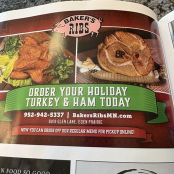 Baker's Ribs - Barbeque Near Me - Eden Prairie, Minnesota