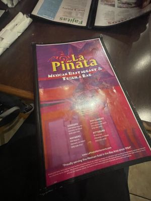 Menu photo 1 La Piñata Fremont, CA