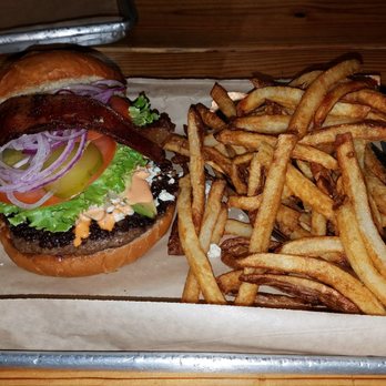 Tower Burger Co - bacon bleu burger - Burgers Near Me - Alamo, Texas