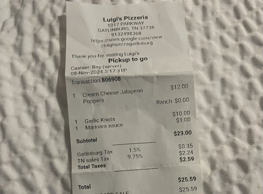 Menu photo 1 Luigis Pizza Gatlinburg, TN Menu photo 1 Luigis Pizza Gatlinburg, TN