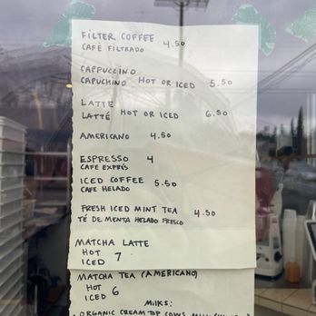 Courage Bagels - Coffee and tea menu - Bagels Near Me - Los Angeles, California