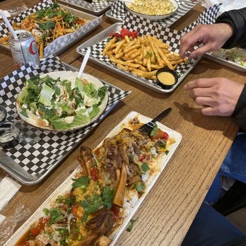 Chainsmoker Urban Barbecue - Chefs special, salad, fries. K-pop fries and brisket. - Barbeque Near Me - Toronto, Ontario